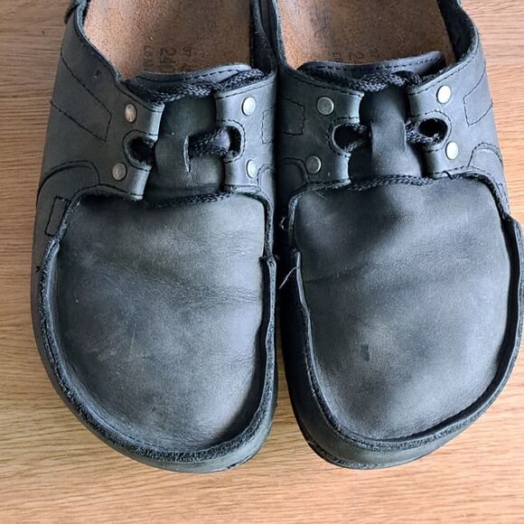 Birkenstock Super Skipper Clog Mule Shoes Gray Size 37 Narrow Vintage Rare - Picture 3 of 15